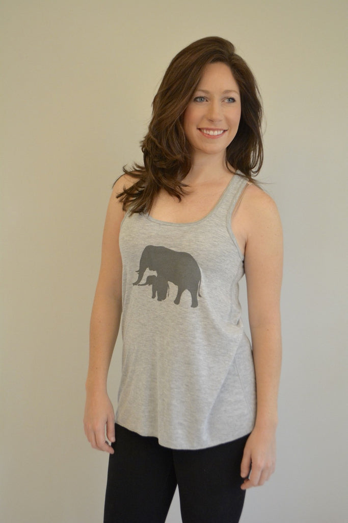 Elephant Flowy Racerback Tank