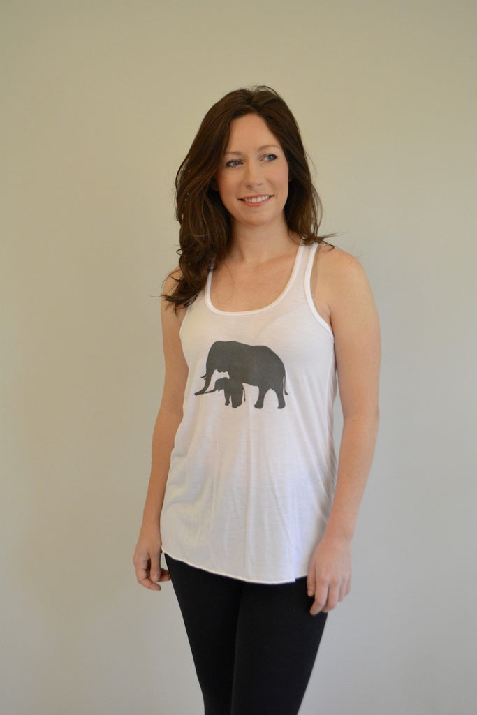 Elephant Flowy Racerback Tank