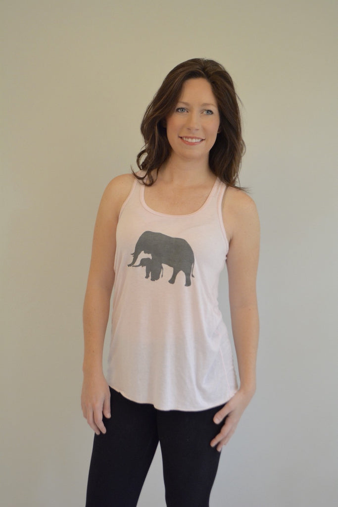 Elephant Flowy Racerback Tank