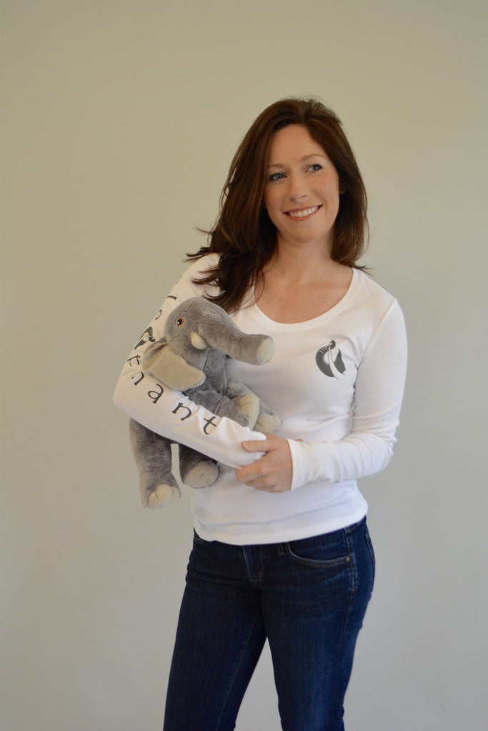 Elephant Supima Cotton Long Sleeve T-Shirt