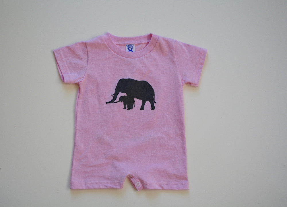 Elephant Baby Romper