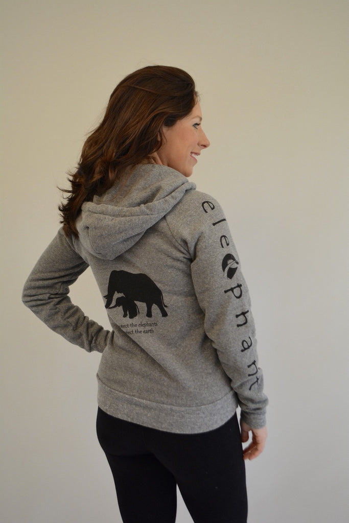 Elephant Cozy Eco Zip Front Fleece