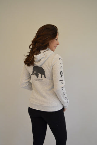 Elephant Cozy Eco Zip Front Fleece