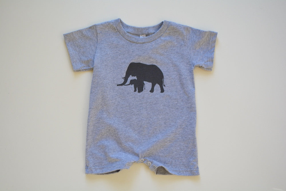 Elephant Baby Romper