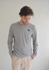Elephant Classic Grey Garment Dyed Long Sleeve Tee